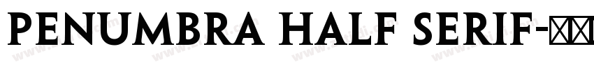 Penumbra Half Serif字体转换